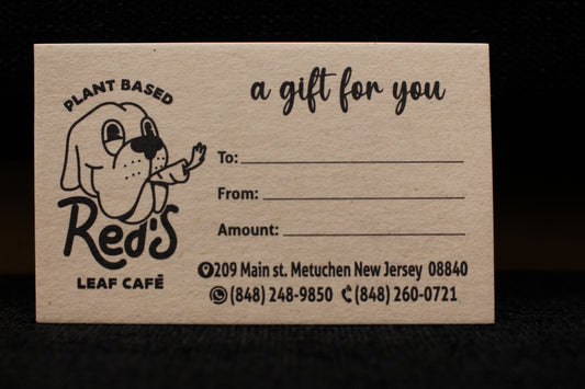PLANT BASED FOR YOUR VEGAN DAYS Gift Card